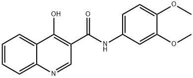 N-(3,4-dimethoxyphenyl)-4-oxo-1,4-dihydroquinoline-3-carboxamide Structure