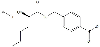 D-Norleucine, (4-nitrophenyl)methyl ester, monohydrochloride (9CI) Structure