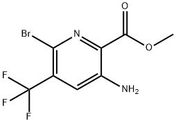 Methyl 3-amino-6-bromo-5-(trifluoromethyl)picolinate Structure
