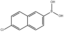 B-(6-chloro-2-naphthalenyl)Boronic acid Structure
