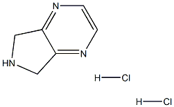 6,7-Dihydro-5H-pyrrolo[3,4-b]pyrazine dihydrochloride Structure