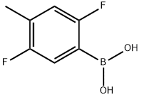 2,5-Difluoro-4-methylphenylboronic acid 구조식 이미지