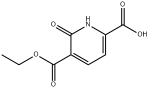 5-(ethoxycarbonyl)-6-oxo-1,6-dihydropyridine-2-carboxylic acid 구조식 이미지