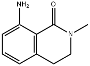 8-amino-2-methyl-3,4-dihydroisoquinolin-1(2H)-one 구조식 이미지