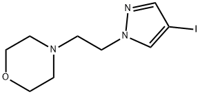 4-(2-(4-IODO-1H-PYRAZOL-1-YL)ETHYL)MORPHOLINE 구조식 이미지