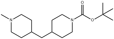 1-Boc-4-[(1-methyl-4-piperidyl)methyl]piperidine 구조식 이미지