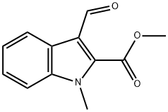 methyl 3-formyl-1-methyl-1H-indole-2-carboxylate Structure