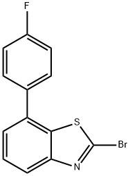 2-Bromo-7-(4-fluorophenyl)benzo[d]thiazole Structure