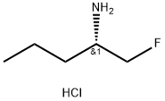 (S)-1-Fluoro-2-pentanamine Hydrochloride Structure