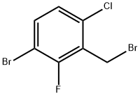 3-Bromo-6-chloro-2-fluorobenzylbromide 구조식 이미지