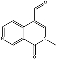 2,7-Naphthyridine-4-carboxaldehyde, 1,2-dihydro-2-methyl-1-oxo-
 Structure