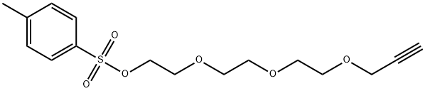 Tosyl-propargyl-triethylene glycol Structure