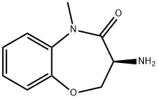 (S)-7-Amino-9-methyl-6,7-dihydro-9H-5-oxa-9-aza-benzocyclohepten-8-one Structure