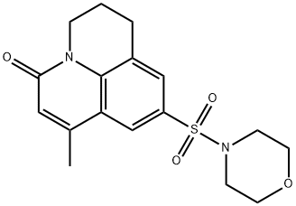 1-methyl-9-(morpholinosulfonyl)-6,7-dihydropyrido[3,2,1-ij]quinolin-3(5H)-one Structure