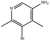 5-Bromo-4,6-dimethylpyridin-3-amine Structure