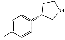 (3S)-3-(4-Fluorophenyl)pyrrolidine Structure