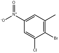 벤젠,2-브로모-1-클로로-3-메틸-5-니트로- 구조식 이미지