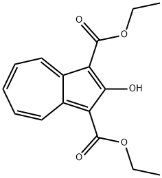 diethyl 2-hydroxyazulene-1,3-dicarboxylate Structure
