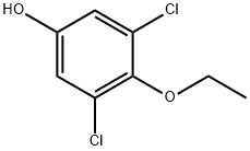 3,5-디클로로-4-에톡시페놀 구조식 이미지