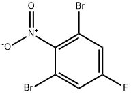 1,3-Dibromo-5-fluoro-2-nitrobenzene 구조식 이미지