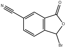 1-bromo-3-oxo-1,3-dihydroisobenzofuran-5-carbonitrile Structure