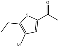1-(4-Bromo-5-ethylthiophen-2-yl)ethanone 구조식 이미지