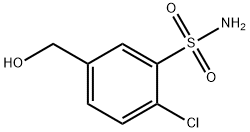 2-클로로-5-(히드록시메틸)벤젠술폰아미드 구조식 이미지