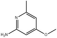4-methoxy-6-methylpyridin-2-amine 구조식 이미지