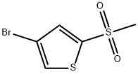 4-bromo-2-(methylsulfonyl)thiophene Structure