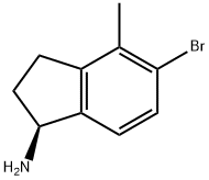 (1S)-5-BROMO-4-METHYLINDANYLAMINE Structure