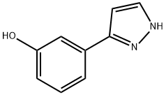 페놀,3-(1H-피라졸-3-일)- 구조식 이미지