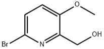 6-bromo-3-methoxy-2-Pyridinemethanol Structure