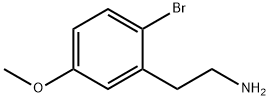 2-(2-브로모-5-메톡시페닐)에탄아민 구조식 이미지