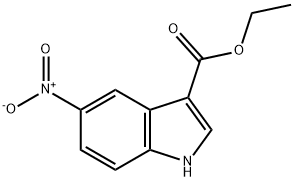 Ethyl 5-nitro-1H-indole-3-carboxylate Structure