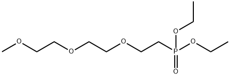 {2-[2-(2-Methoxyethoxy)ethoxy]ethyl}phosphonic acid diethyl ester Structure