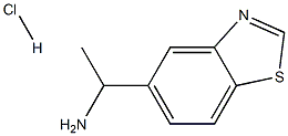 1-(Benzo[d]thiazol-5-yl)ethanamine hydrochloride Structure