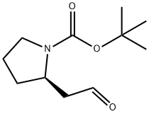 (2R)-2-(2-oxoethyl)-1-Pyrrolidine carbocylic acid 1,1-dimethylethyl ester 구조식 이미지