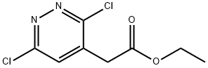 ethyl 2-(3,6-dichloropyridazin-4-yl)acetate Structure