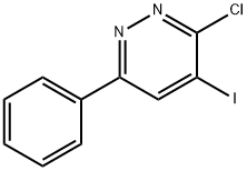 3-Chloro-4-iodo-6-phenylpyridazine Structure