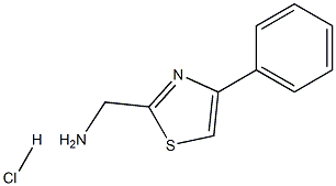 4-Phenyl-thiazol-2-yl-methylamine hydrochloride Structure