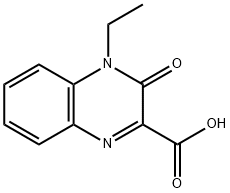 4-ethyl-3-oxo-3,4-dihydroquinoxaline-2-carboxylic acid 구조식 이미지