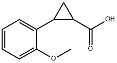 2-(2-Methoxyphenyl)cyclopropanecarboxylic acid 구조식 이미지