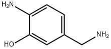 2-Amino-5-aminomethyl-phenol 구조식 이미지