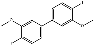 4,4'-DIIODO-3,3'-DIMETHOXYBIPHENYL Structure