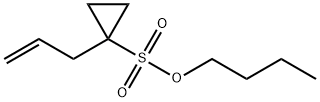Butyl 1-allylcyclopropanesulfonate Structure