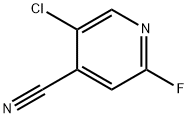 5-chloro-2-fluoroisonicotinonitrile 구조식 이미지