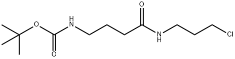 tert-butyl (4-((3-chloropropyl)amino)-4-oxobutyl)carbamate(WXG01289) 구조식 이미지