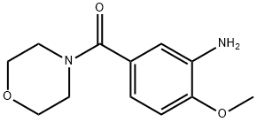 (3-amino-4-methoxyphenyl)-4-morpholinylmethanone Structure