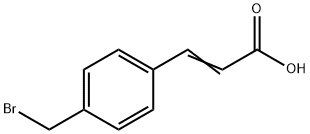 3-[4-(bromomethyl)phenyl]prop-2-enoic acid 구조식 이미지