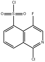 1-chloro-4-fluoroisoquinoline-5-sulfonyl chloride Structure